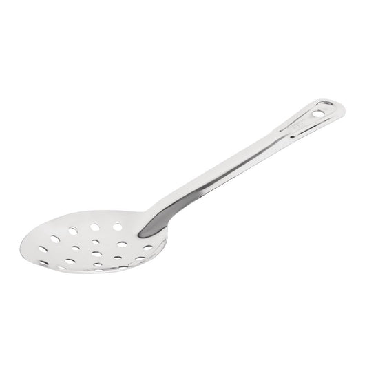 J631 Vogue geperforeerde RVS serveerlepel 28cm