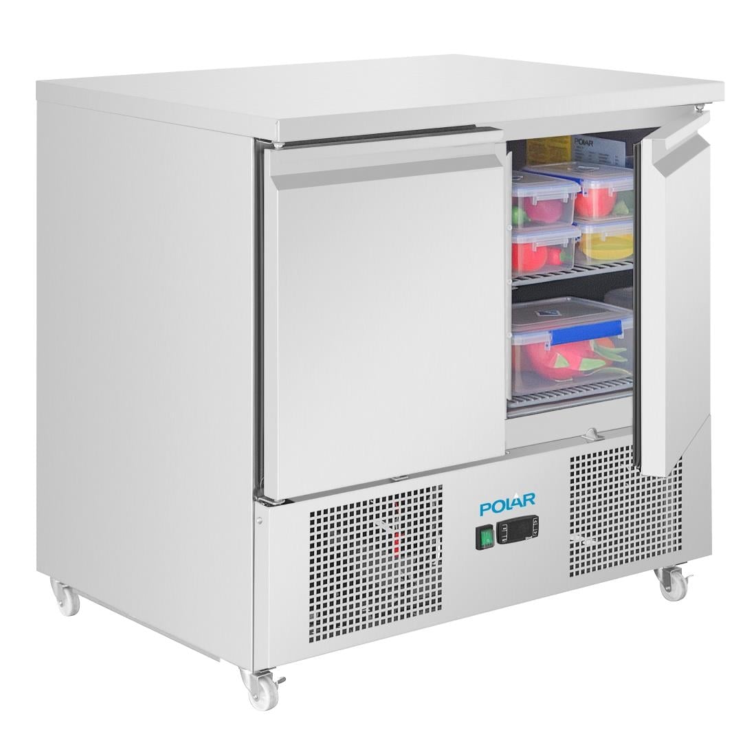 UA089 Polar U-Serie Geventileerde 2-Deurs Saladette 257Ltr