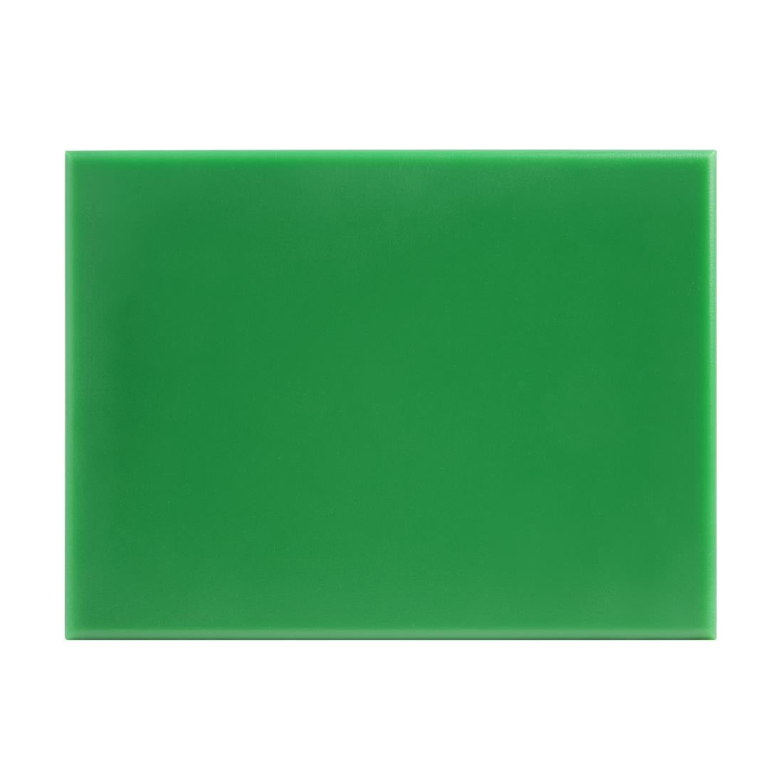 HC865 Hygiplas HDPE snijplank groen 300x225x12mm