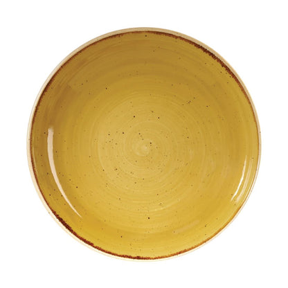 DF787 Churchill Stonecast Mustard Lotus Evolve Coupe Kom 24.8cm (12 stuks)