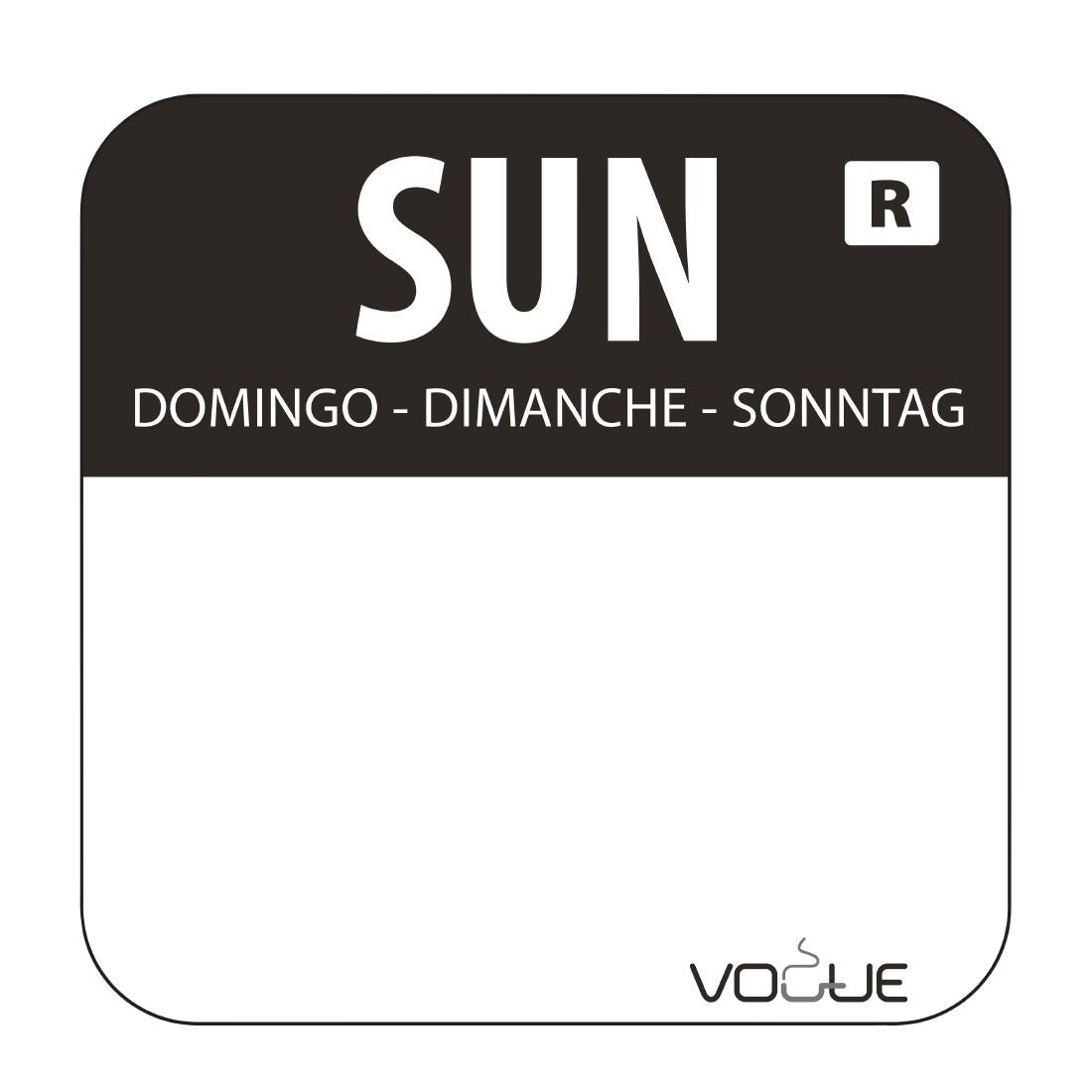 S154 Vogue kleurcode RVS stickerdispenser + stickers
