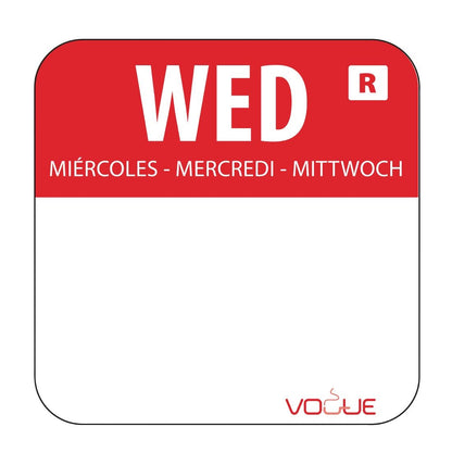 S154 Vogue kleurcode RVS stickerdispenser + stickers