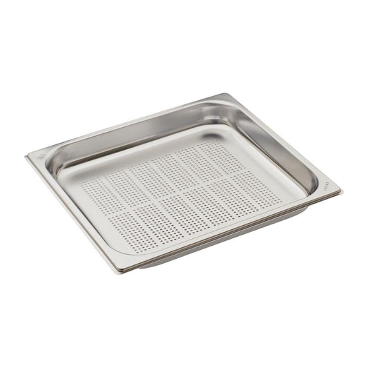 DA745 Gastro M RVS GN2/3 bak geperforeerd 4cm