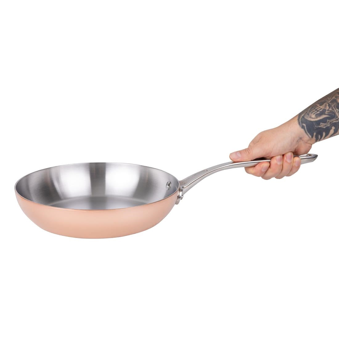 SA655 Vogue cook like a pro 3-delige driewandige koperen pannenset