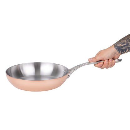 SA655 Vogue cook like a pro 3-delige driewandige koperen pannenset