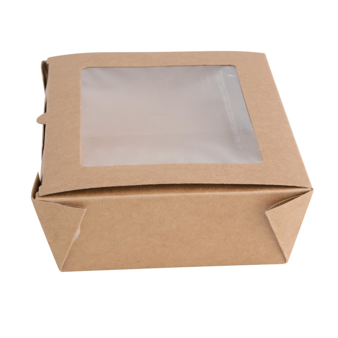 FB677 Fiesta Compostable composteerbare saladebakken met PLA vensters 1200ml (200 stuks)