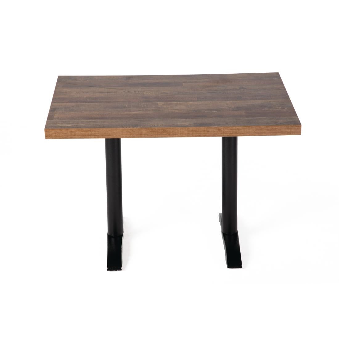 DT440 Bolero voorgeboord rechthoekig tafelblad Urban Dark 1100x700mm