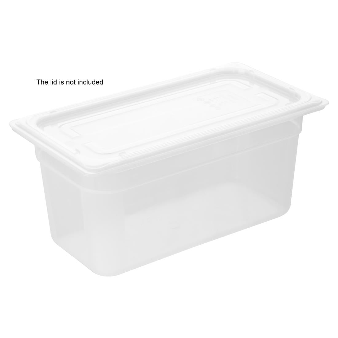 HZ341 Nisbets Essentials Polypropyleen 1/3 Gastronormbak 150mm