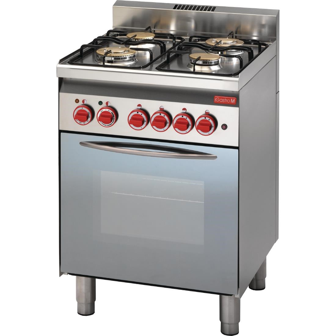 GN012 Gastro M 600 gasfornuis met elektrische heteluchtoven 60/60CFGE