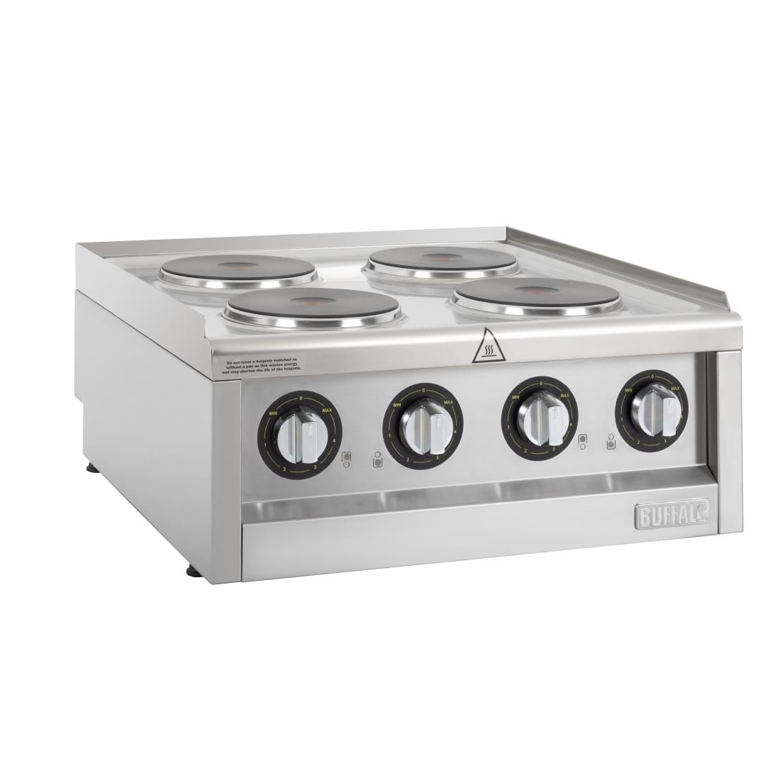 CU471 Buffalo 600-Serie Elektrische Kookplaat Met 4 Kookzones