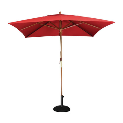 GL306 Bolero vierkante rode parasol 2,5 meter
