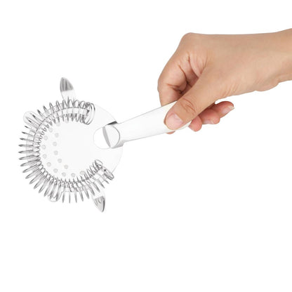 DR590 Olympia Hawthorne RVS cocktail zeef/strainer 4 tanden