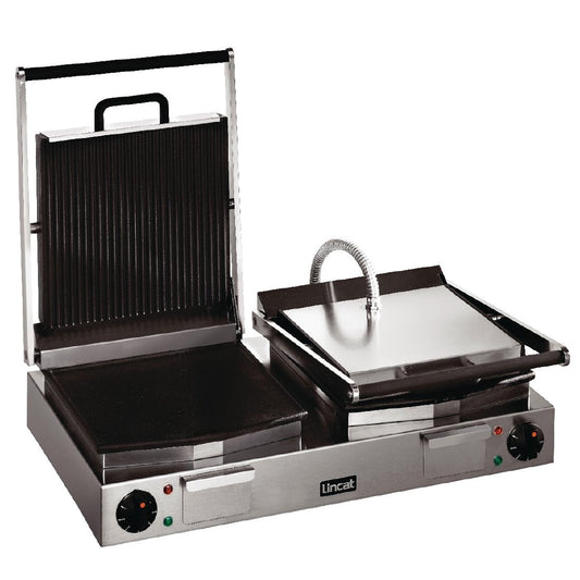 CD425 Lincat Lynx 400 dubbele contactgrill groef/groef LPG2