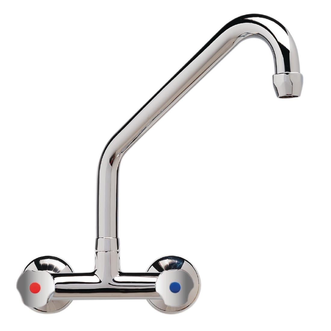 DY393 Gastro M heavy duty duobloc mengkraan met draaiknoppen en hoge uitloop van 25cm