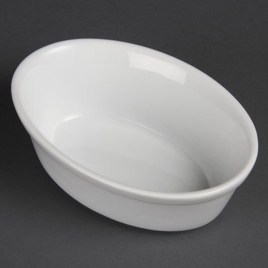 DK807 Olympia Whiteware Ovale Schaaltjes 16,1cm (6 Stuks)