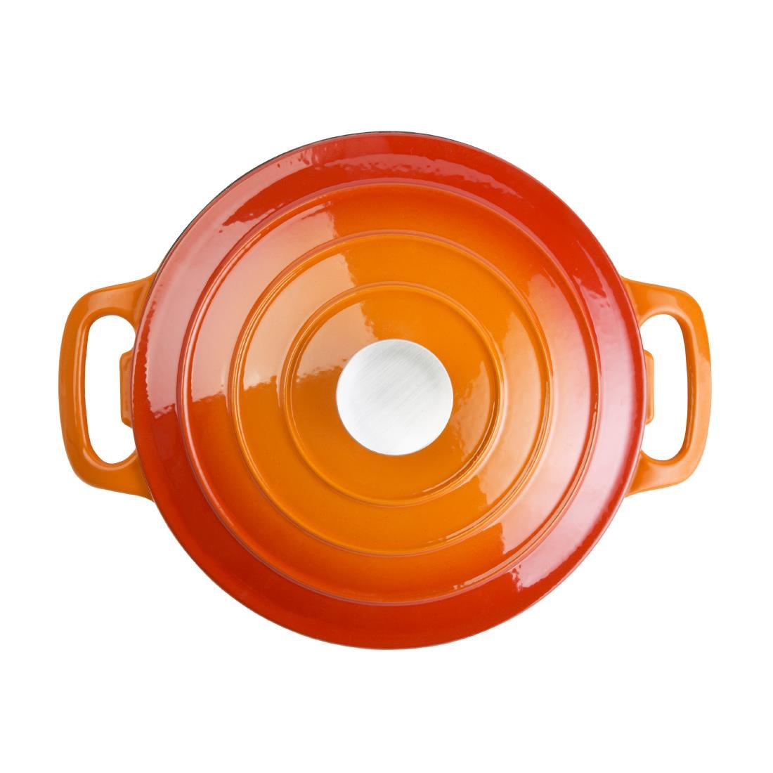 GH303 Vogue ronde inductie braadpan oranje 4Ltr