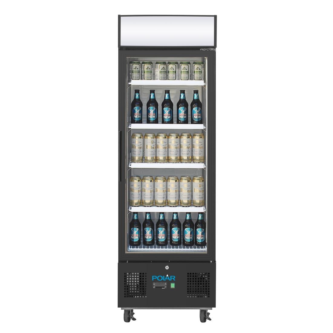 GH426 Polar G-Series Rechtopstaande Display Koeling 218Ltr Zwart
