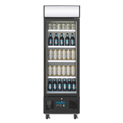 GH426 Polar G-Series Rechtopstaande Display Koeling 218Ltr Zwart