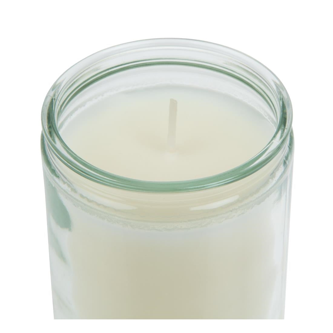 GJ469 Bolsius Starlight kaars in glas wit (8 stuks)