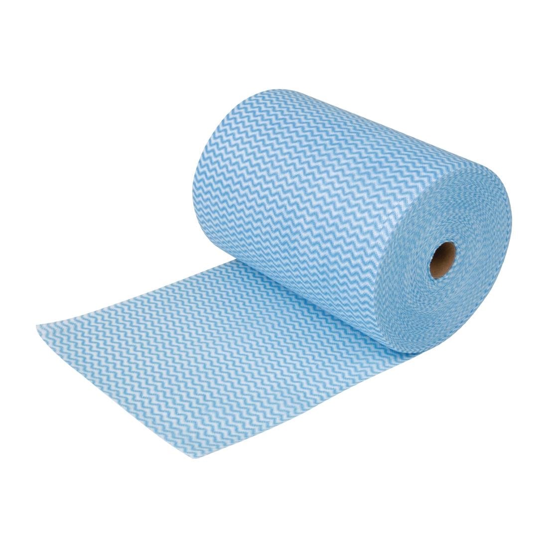 FB968 Nisbets Essentials non-woven schoonmaakdoekjes 25x25cm blauw (300 stuks)