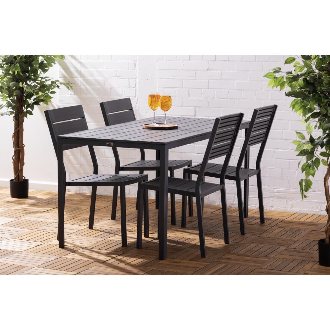 HZ020 Bolero Valletta Grijs Gelat Oosterse Tafel 1560mm