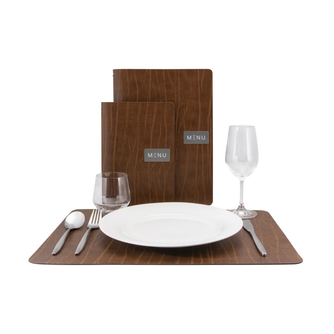 CU928 Securit Leather Range Ruga Placemat van gelijmd leer