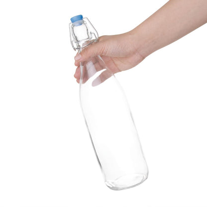 GG930 Olympia glazen waterflessen 1L (6 stuks)