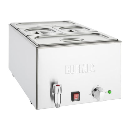 FT692 Buffalo Bain Marie met Kraan en Pannen