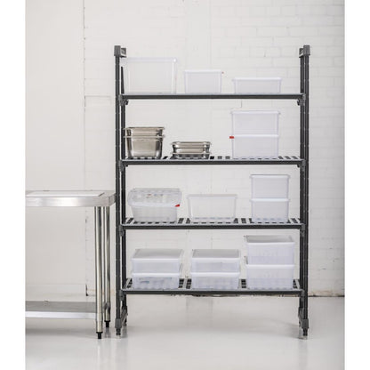 DE905 Cambro stelling 183cm hoog 4 planken - 54cm diep - 122cm breed
