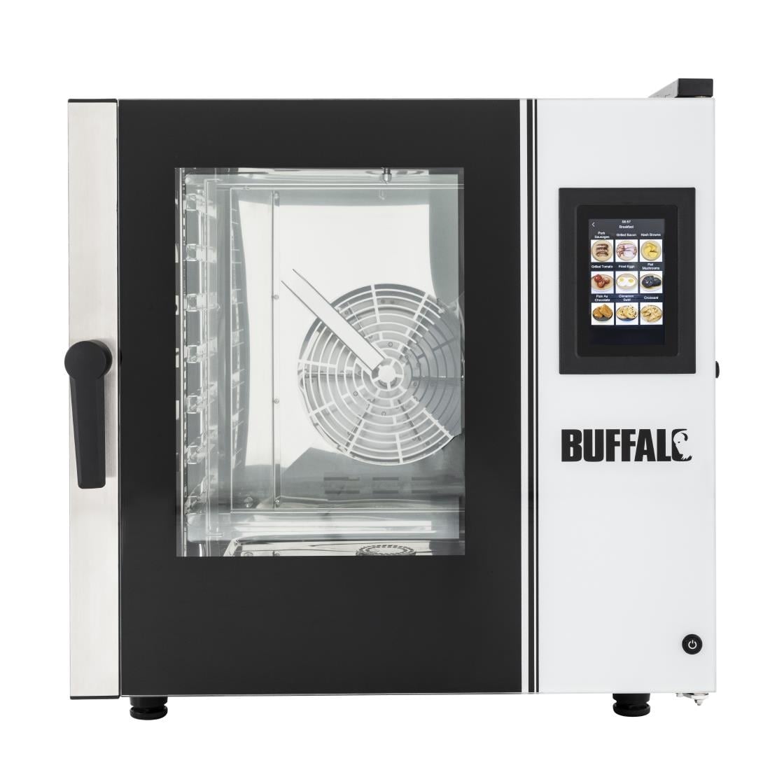 SA770 Buffalo Vrijstaande Slimme Touchscreen Combi Oven 7 x GN 1/1 Met Installatiekit
