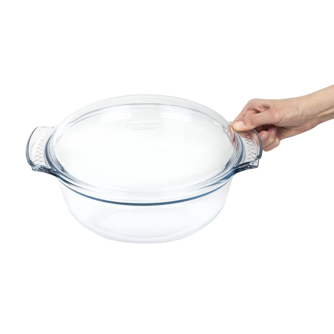P590 Pyrex ronde glazen casserole 5,1Ltr