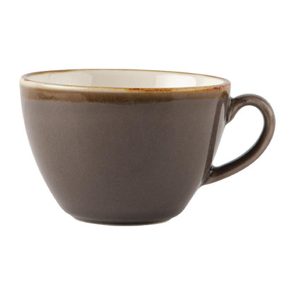 HC392 Olympia Kiln cappuccinokopjes grijs 34cl (6 stuks)