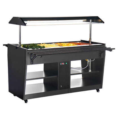 JA179 Buffalo Warmhoud Buffet Bar Zwart