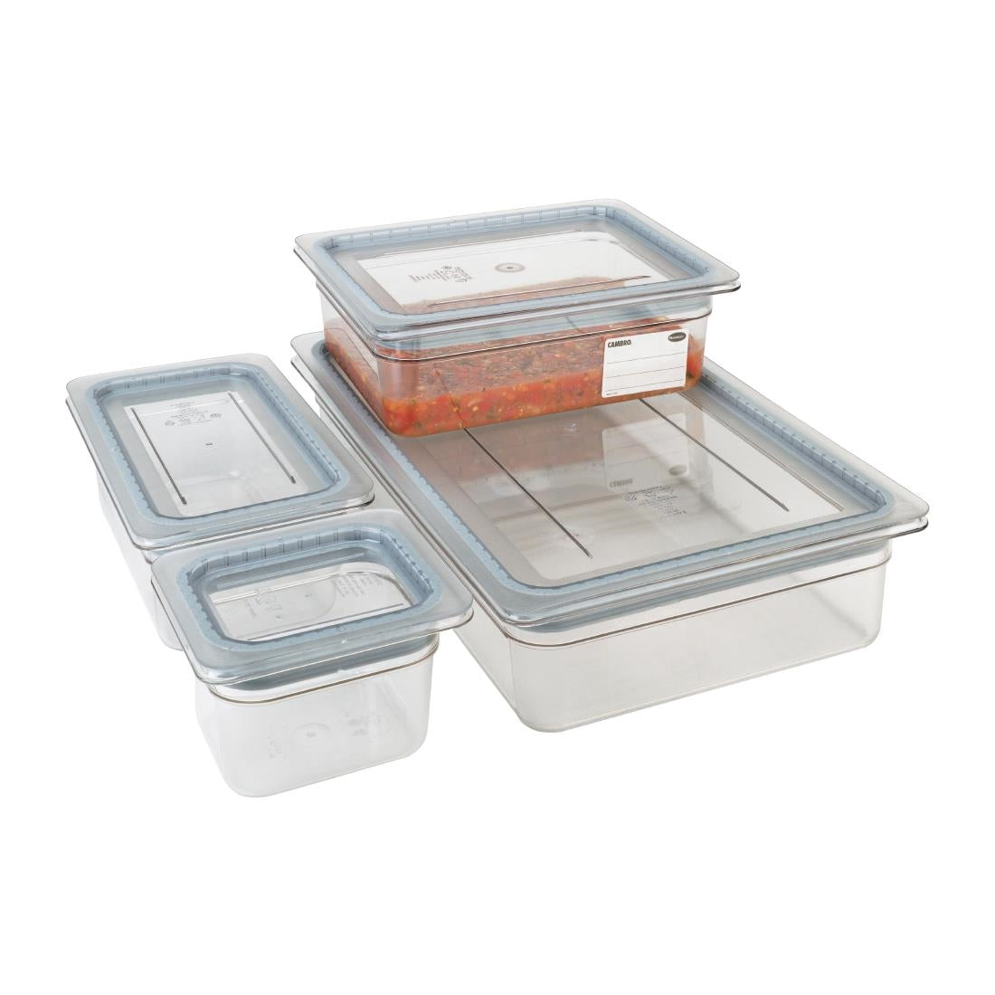 DM729 Cambro polycarbonaat bak GN 1/1 10cm