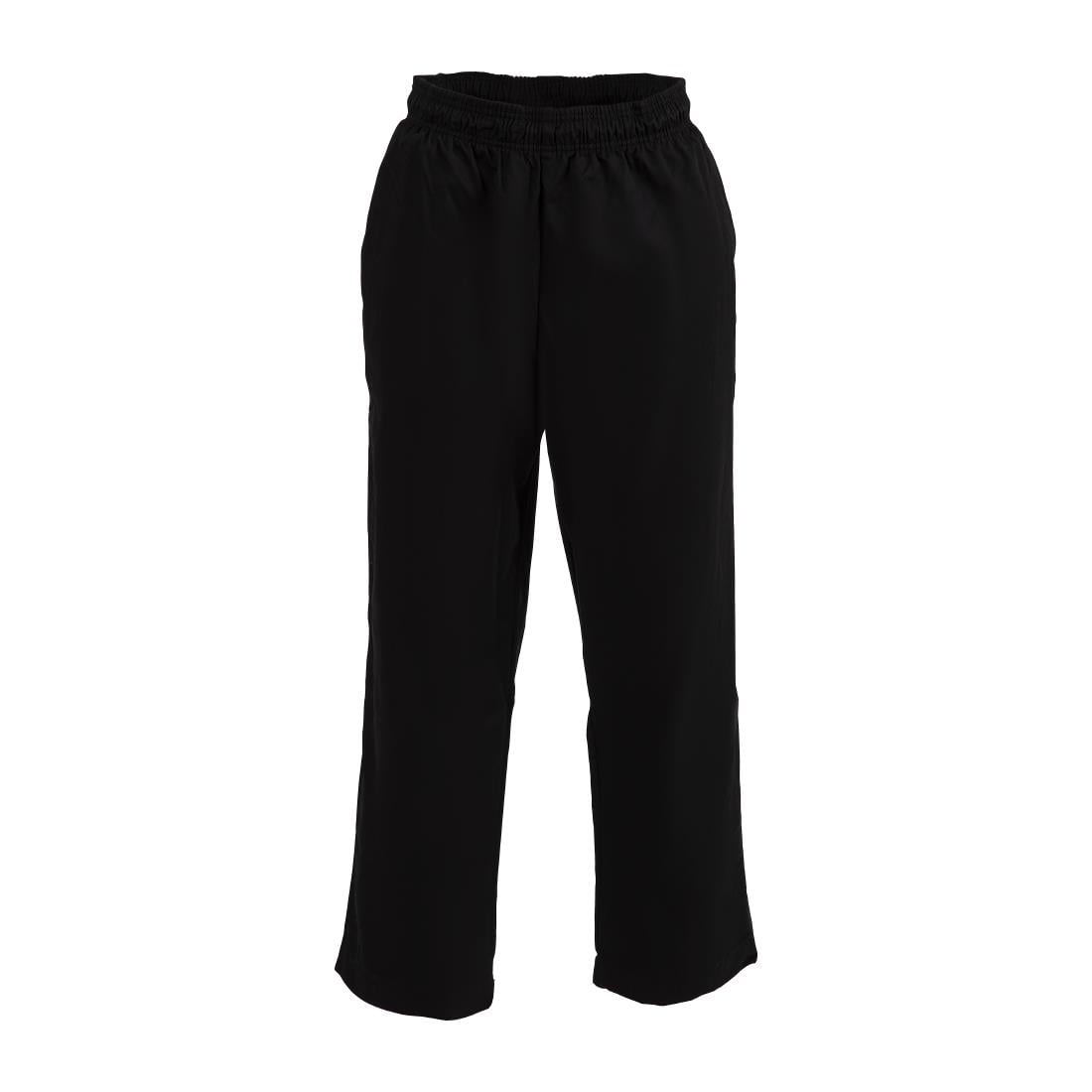 A029T-S Whites Easyfit Teflon unisex koksbroek zwart S