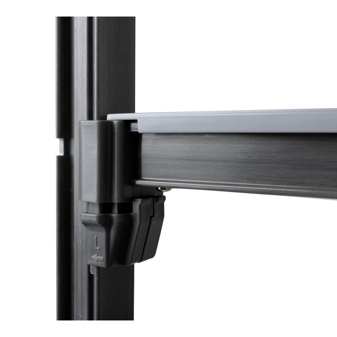 DM775 Cambro stelling 183cm hoog 4 schappen - 61cm diep - 137,5cm breed
