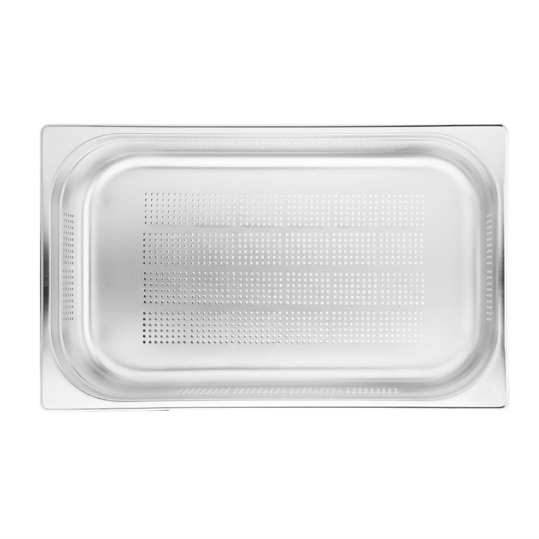 K841 Vogue roestvrijstalen geperforeerde 1/1 gastronorm bak 100mm