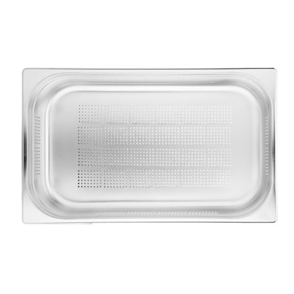 K841 Vogue roestvrijstalen geperforeerde 1/1 gastronorm bak 100mm