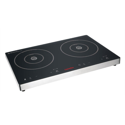 DF824 Caterlite dubbele inductiekookplaat met touchbediening 3000W