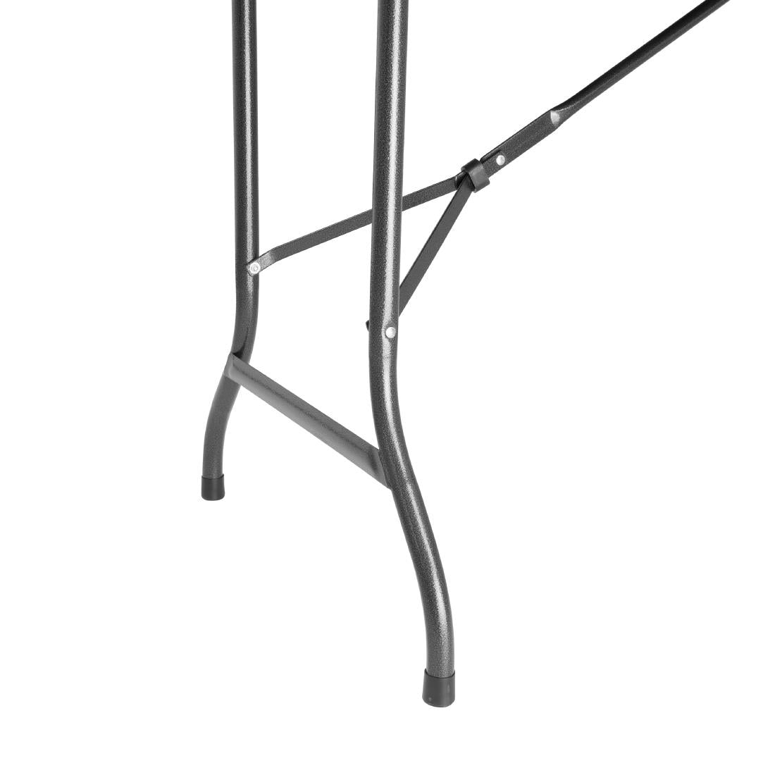 GR770 Bolero Rattan Rechthoekige Opvouwbare Tafel Zwart 6Ft