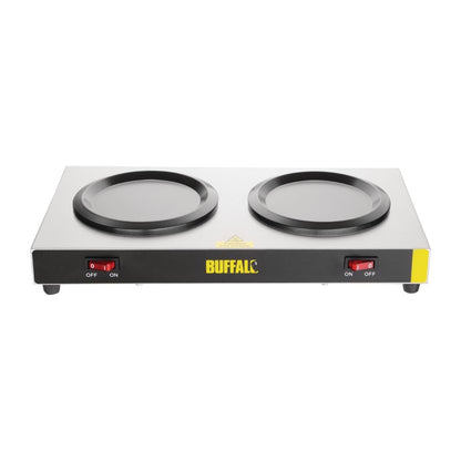 L413 Buffalo dubbele koffiekan warmhoudplaat