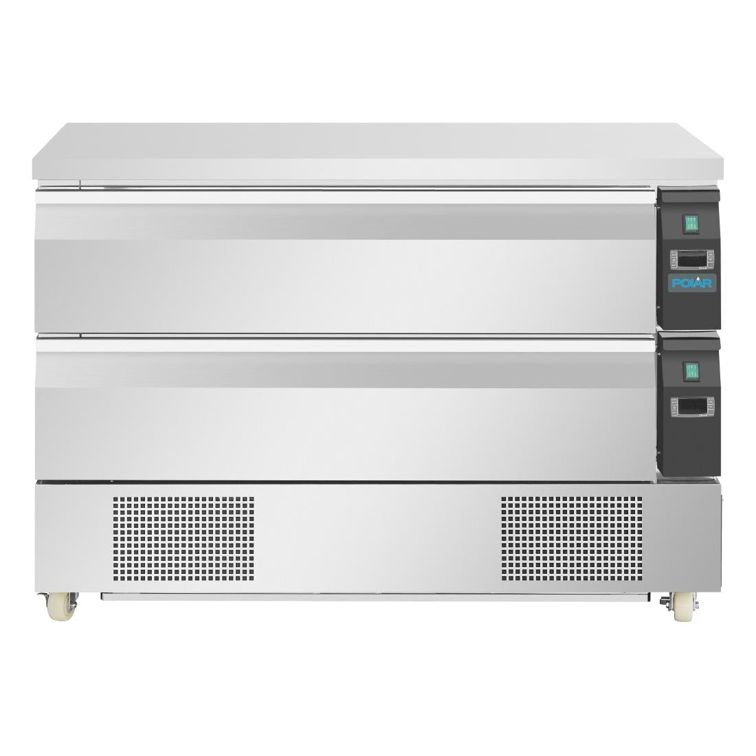 DA997 Polar U-serie compacte koel-vrieswerkbank 2 lades 6x GN 1/1