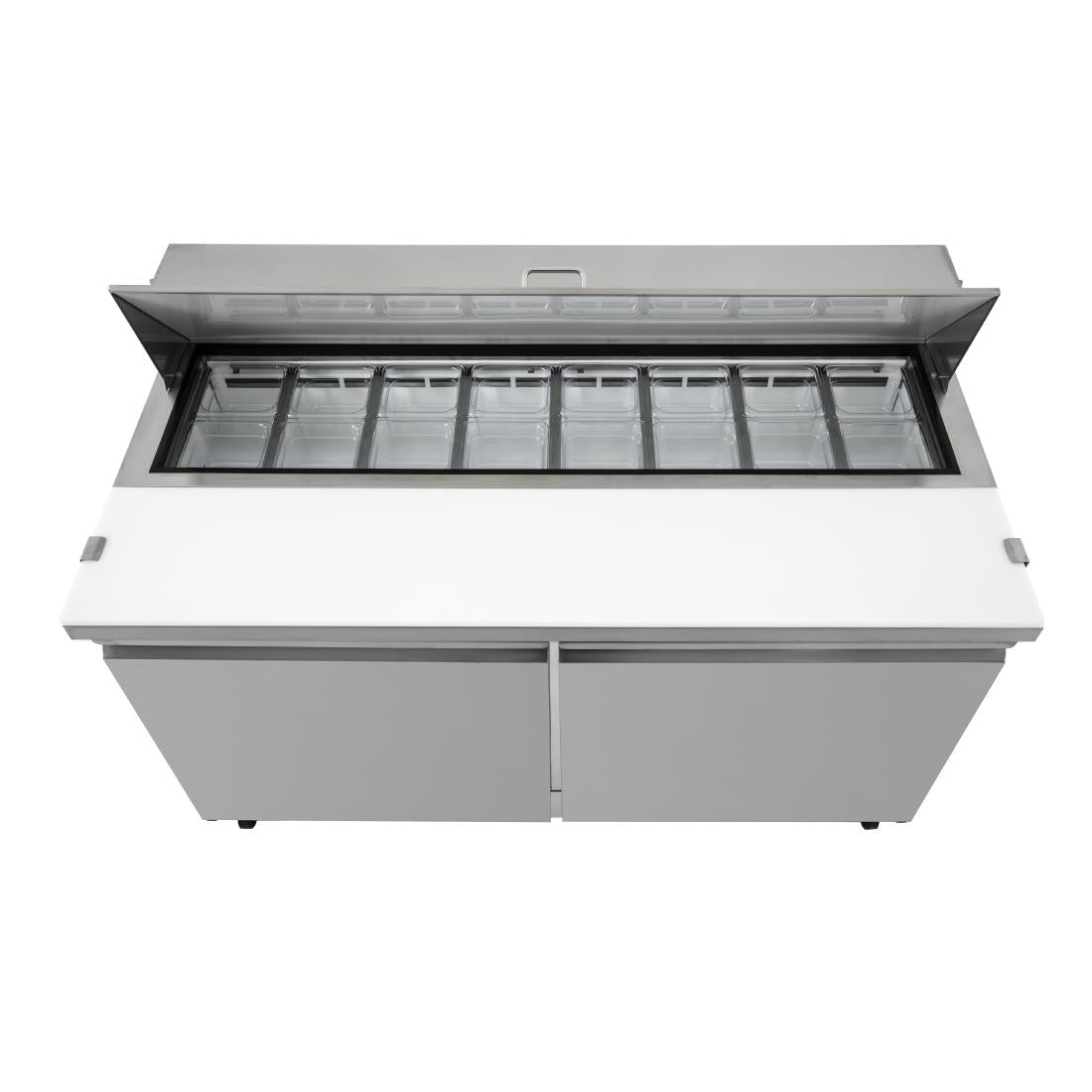 GD883 Polar U-serie 2-deurs gekoelde saladette 527L