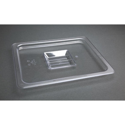 U245 Vogue polycarbonaat 1/2 gastronorm deksel helder