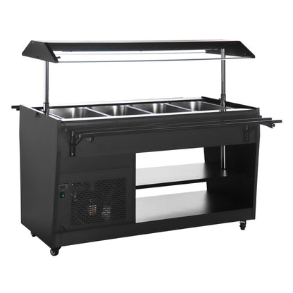 PG007 Polar G-Serie Gekoelde Buffetbar Zwart