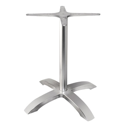 GG660 Bolero tafelpoot geborsteld aluminium