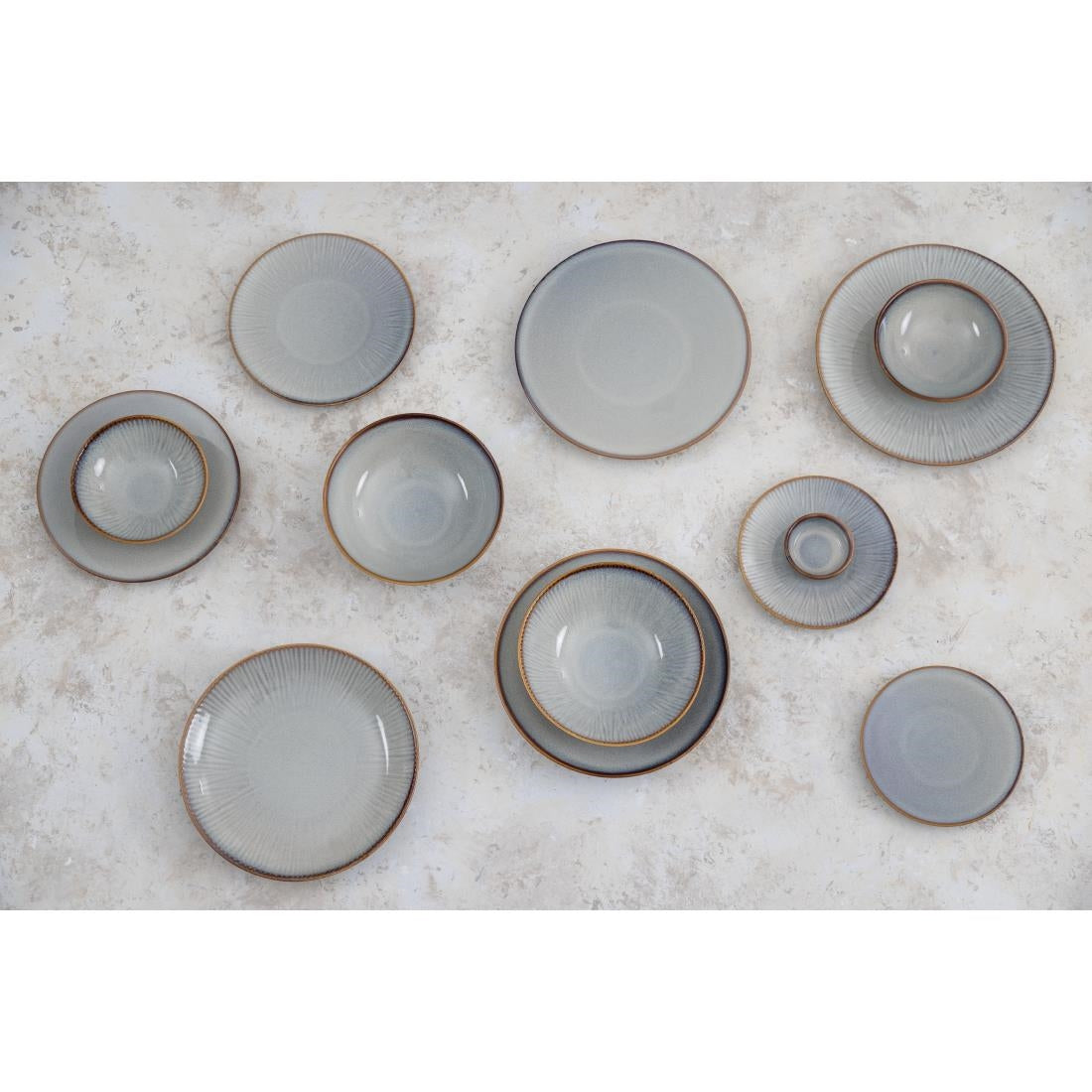 FU190 Olympia Drift Grey Plain Coupe Lage Kommen 260mm (4 Stuks)