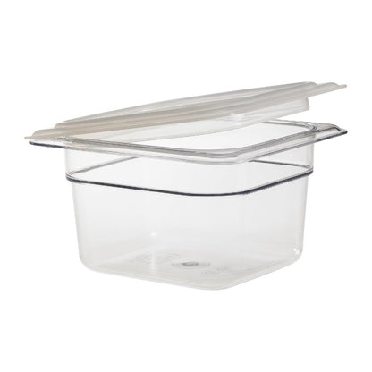 DM757 Cambro buigzaam polypropyleen deksel GN 1/6