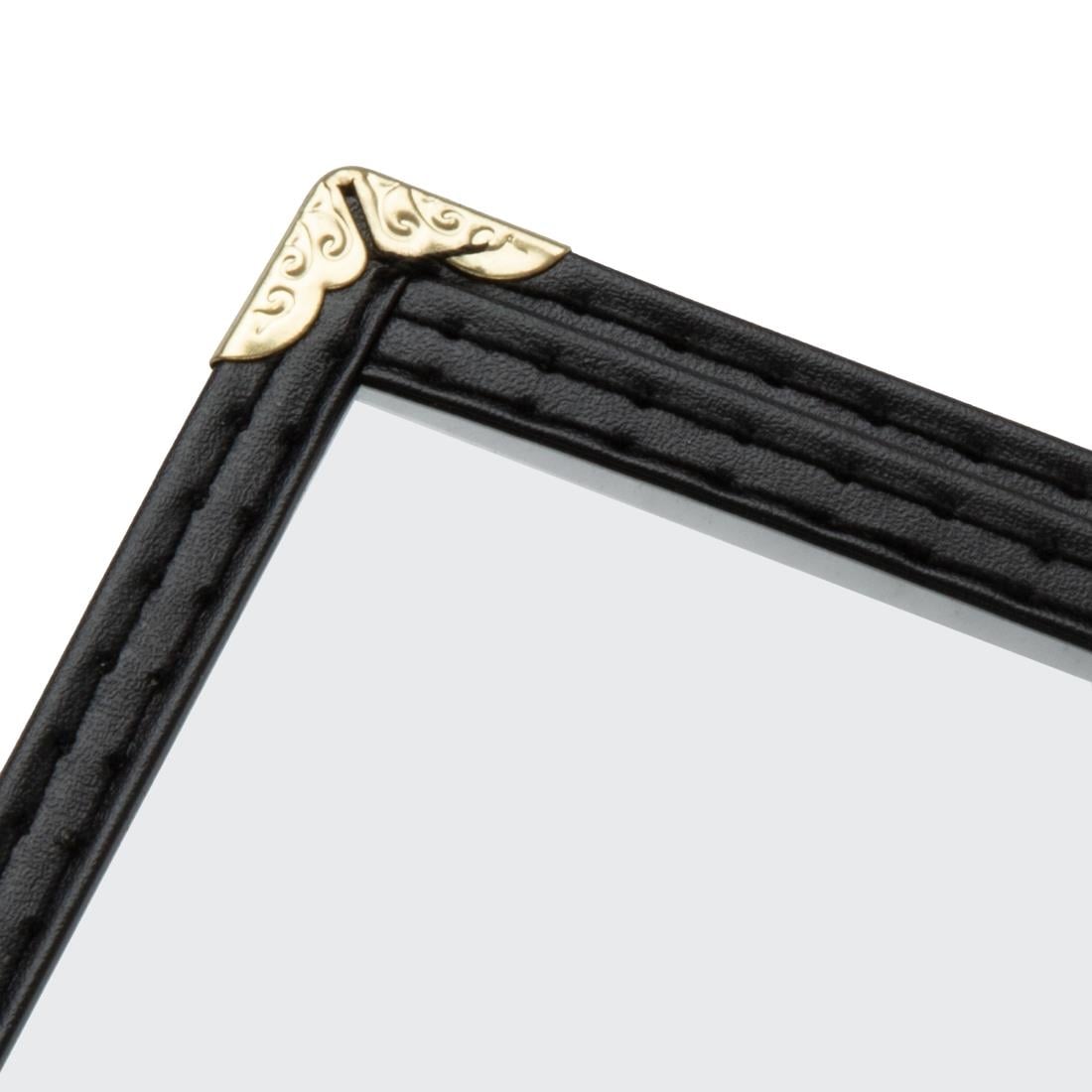 E292 Olympia American Style menuhouder A4 zwart enkel