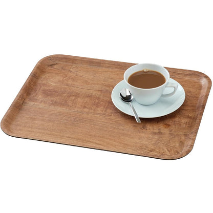 DR584 Cambro Madeira gelamineerd dienblad bruin olijf 43cm
